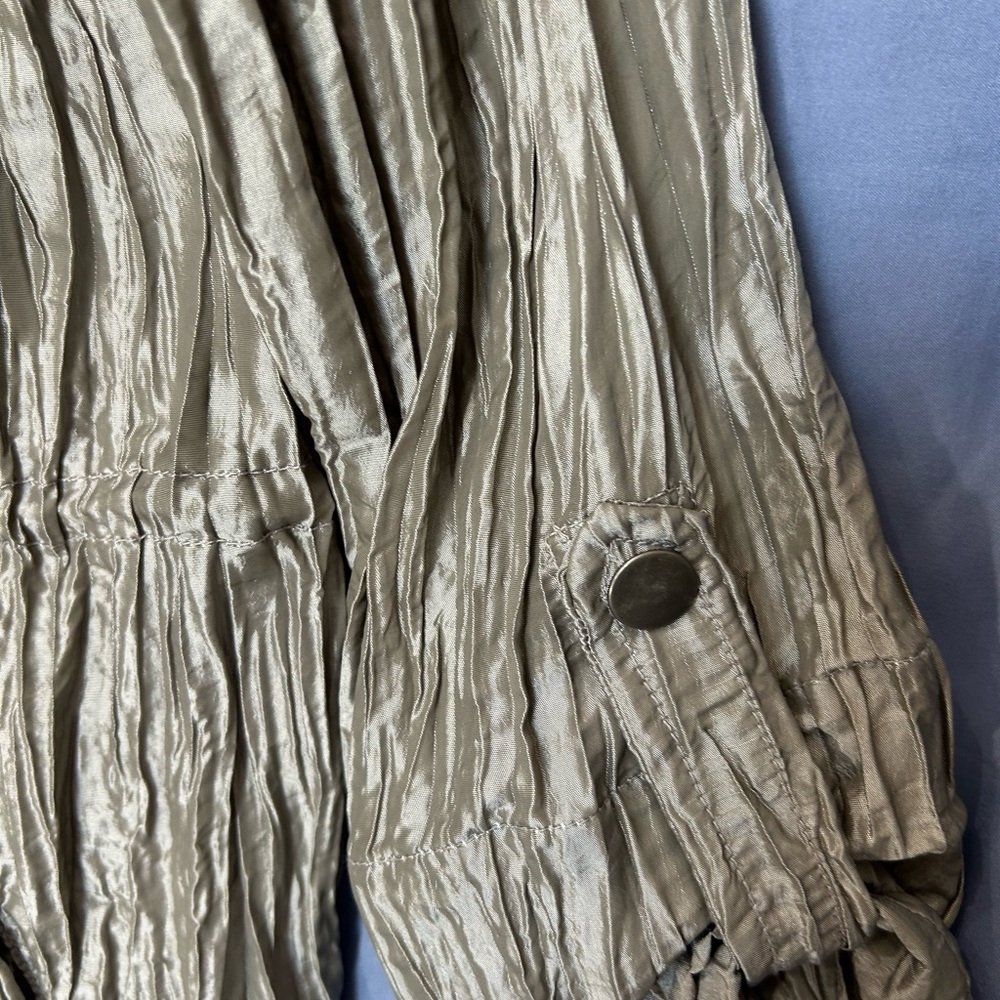 Ruby Red Presents This Crinkle Silver Jacket. - image 5